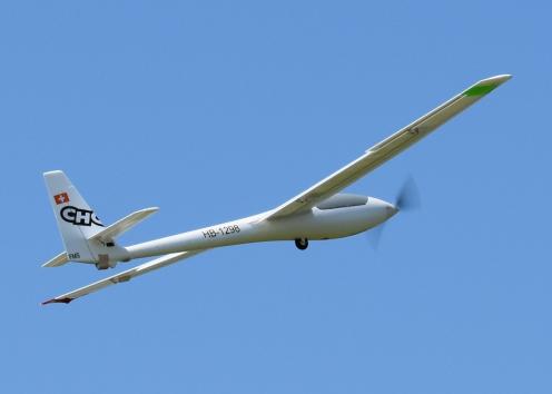 George UAV flying through the air
